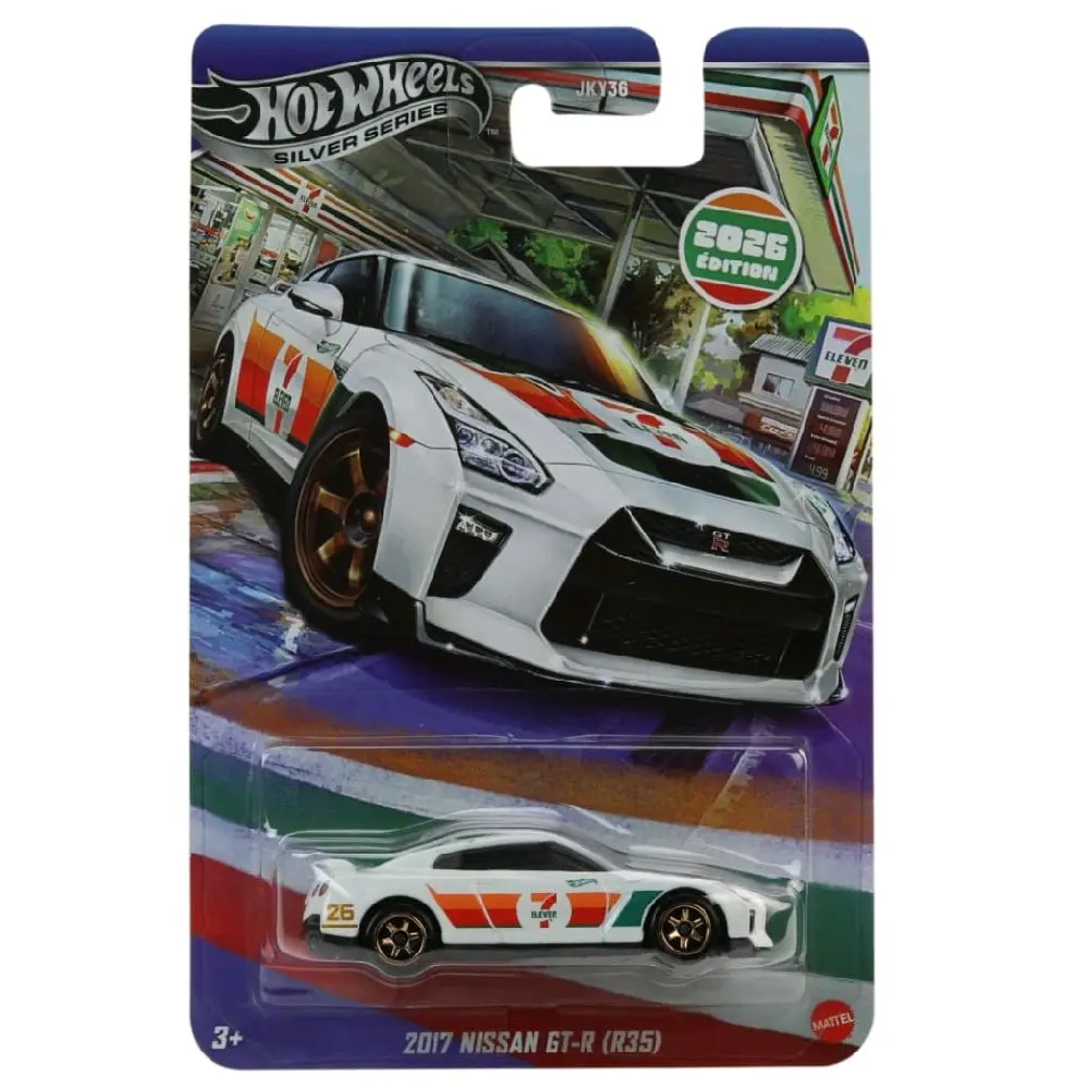 Hot Wheels 2026 Hot Wheels 2017 Nissan GT-R R35 7 Eleven Exclusive Edition 7-Eleven Collectible Car Model