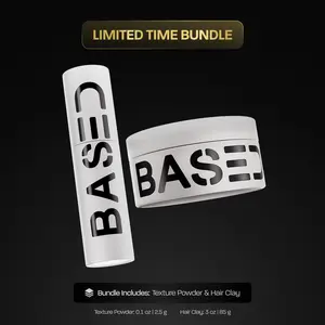 BASED Matte Texture Duo | Texture Powder + Texture Clay | Matte Finish & Strong Hold | Non-Toxic, High Performance | Limited Time Bundle
