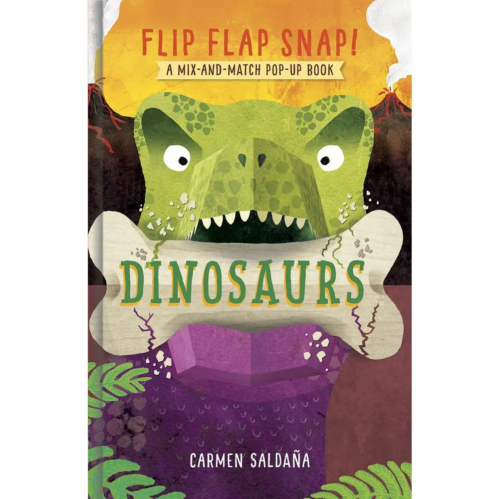 USED Book - Flip Flap Snap! Dinosaurs: A Pop-Up Board Book (Board book) - english