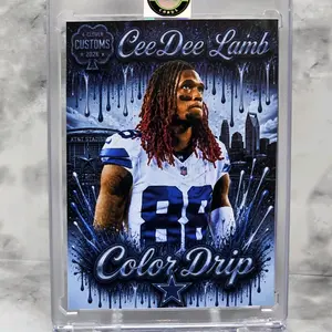 CeeDee Lamb Cowboys Custom One of One Football Card