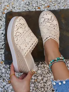 Women's Fashionable Lace Up Platform Sandals, Casual Comfortable Breathable Sandals for Summer, Female All-match Round Toe Sandals for Daily Wear, Walking Shoes