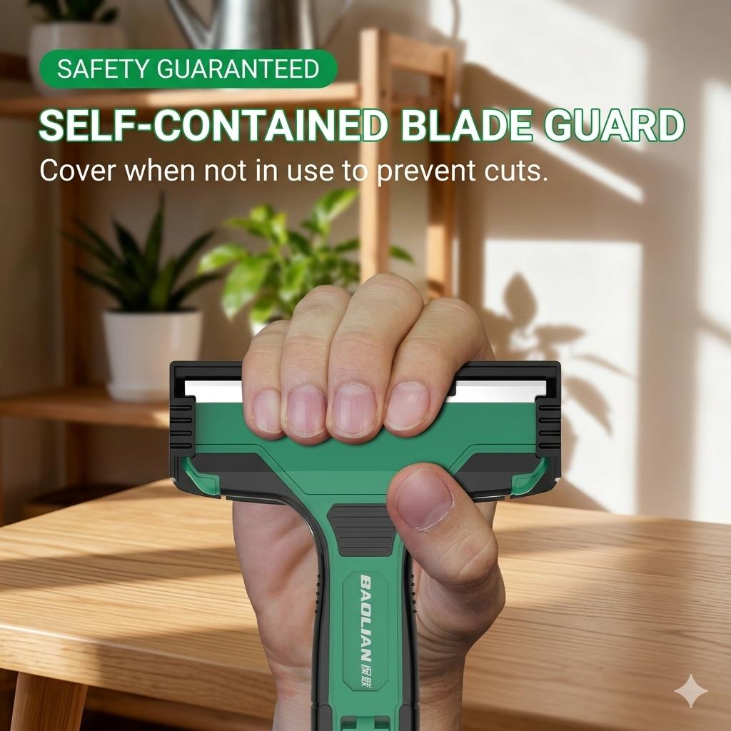 Ultimate 2-Piece Cleaning Scraper Set - Portable Glue & Grout Remover Tool for Home Deep Cleaning, Effortless Stain Scraper for Windows, Kitchen Stovetops, and Bathroom Tiles, Multi-Functional Cleaning Hack