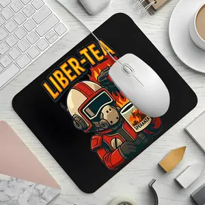Retro Game Design Square Mouse Pad, Aesthetic Desktop Decor, Rubber Anti-slip Lockedge Work Pad, Small Size Gaming Mouse Pad for Laptop Desktop Computer Office Work