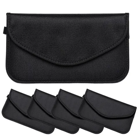 Dazone Faraday Bags Phone for Key Fob Protector - RFID Signal Blocking, Anti-Tracking, Pouch Shielding, Card Protection, Wallet Design