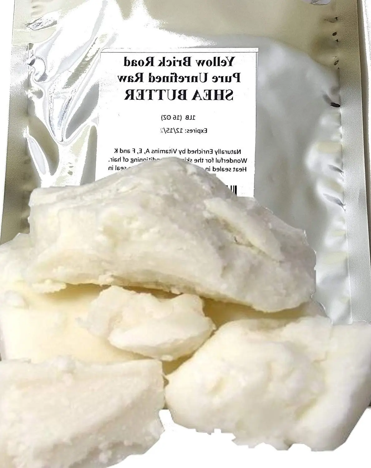 100% Raw Unrefined Shea Butter African Grade A Ivory 1 Pound 16oz