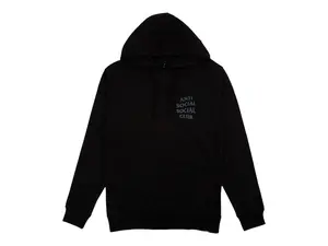 Anti Social Social Club Men's Hell O Rose Hoodie Black, from StockX