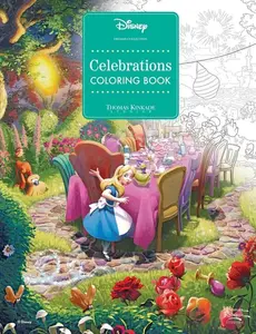 Disney Dreams Collection Thomas Kinkade Studios Celebrations Coloring Book -- Thomas Kinkade Studios - Paperback