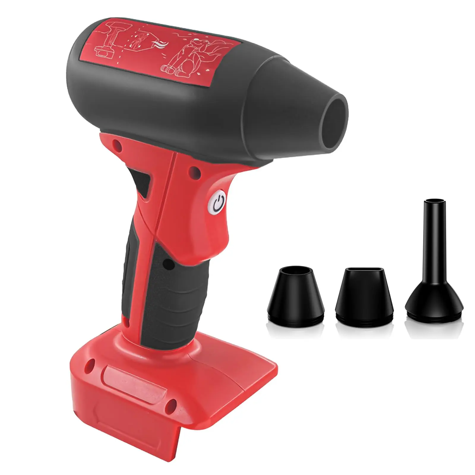 TPDL Mini Jet Fan Blower Fit for Milwaukee 18V for M18 Battery Cordless Portable Handheld Power Fan for Blowing Cleaning Camping