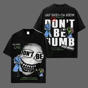 Rocky - Don't Be Dumb Merch For Asap Mob Fans High-quality Cotton T-Shirt, Rakim Mayers Fan Shirt Hip-Hop Shirt, Don't Be Dumb Tour Merch, Gift For Flacko Rap Fan Graphic Tee