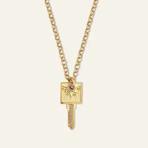 MAMA Compass Key Necklace