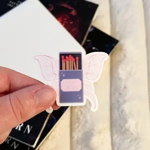 Slow Burn Trope Bookish Kindle Sticker