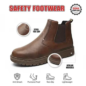 Unisex Electrician Safety Sneakers Waterproof Anti-Slip Smash-Proof Puncture-Proof Breathable Durable Outdoor Splash-Proof Chef Shoe