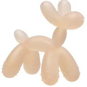 Easy Grip Silicone Baby Teether, Cute Rocking Teething Toy for 0-6 Months Newborns, Soft & Flexible Teether to Effectively Soothe Sore Gums and Relieve Teething Discomfort