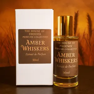 The House of Phoenix Perfume Amber Whiskers Extrait de Parfum Inspired by Babycat 50ML Aromatic Woody Fragrance long lasting perfume long lasting perfumes