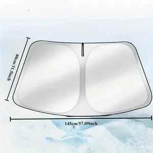 Windshield Sun Shade for S-ubaru Legacy 2020-2025 Foldable Sunshade Custom Fit Front Window Car Interior Accessories Protector Blocks UV Rays