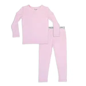 Blush Pink Bamboo Kids Pajamas