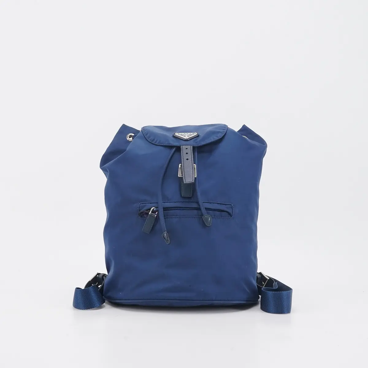 Pre-owned PRADA Nylon Backpacks Navy Blue Backpack BGP209948