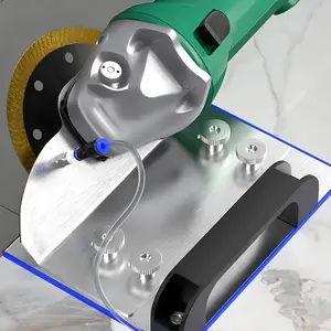 45 Degree Tile Chamfering Tool for 100 Angle Grinder Cutting Stainless Steel Bracket with Water Cooling System