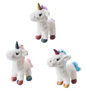 Ethical Products 77502 10 in. Luna-Corn Plush Dog Toy, Assorted Color
