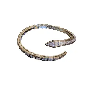 Women's Silver Snake Bone Open Bracelet - Fashion Costume Jewelry, Versatile Daily Wear Accessory, Yes