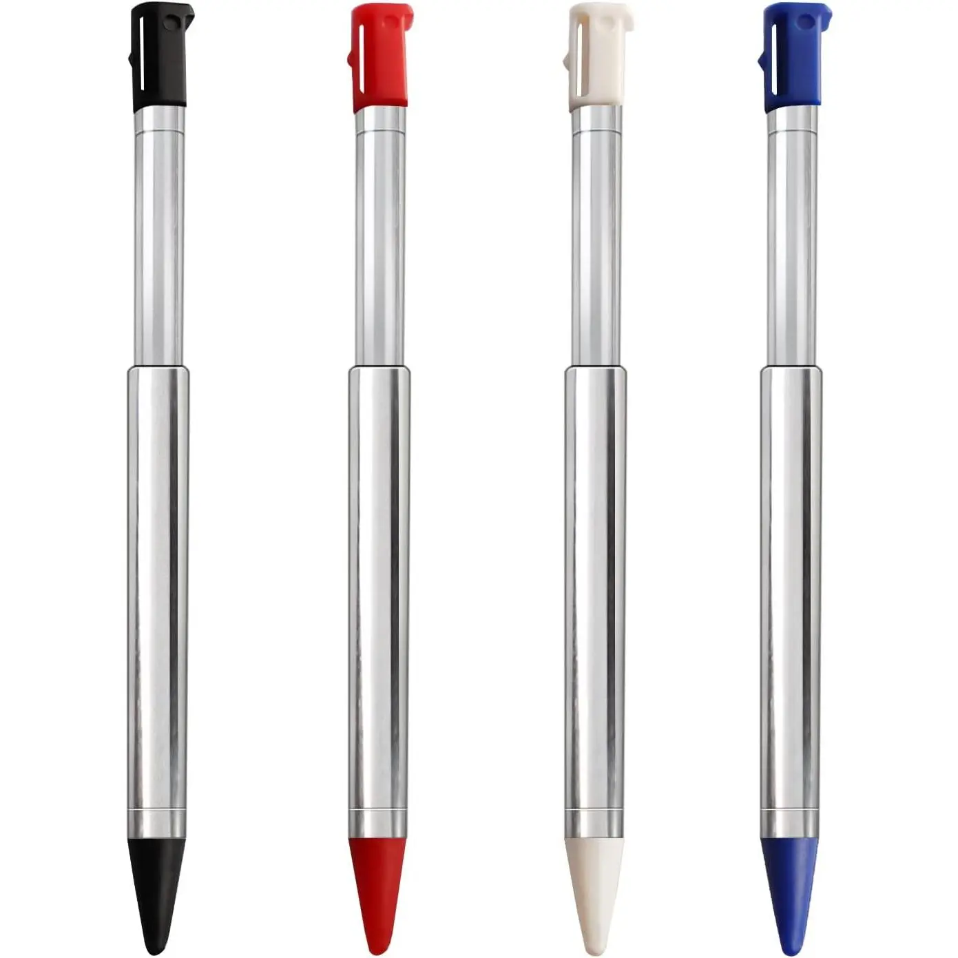 3DS Stylus Pen, Metal Retractable Replacement Stylus Compatible with  3DS, 4in1 Combo Touch Styli Pen Set Multi Color for 3DS