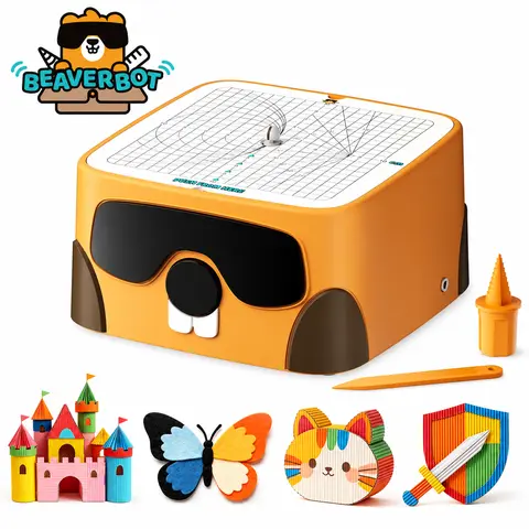 Kids Safe Bladeless Cardboard Cutter (Ages 3+), STEAM Crafting Toy for Cardboard Construction, 3-4 Years Kid Stuff for Boys, Children Development & Fine Motor Skills Practice, C1