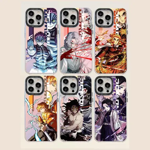 Slayer Anime & Manga Vibe Silicone Plastic Smartphone Case, Cellphone Cover for iPhone 11-16 Plus, 16 Pro Max, 17 AIR, 17 Pro Max - Color Changing, Perfect Fit, Unique Dynamic Design, Versatile Handheld Devices Compatibility, Daily Carry, GM9-14