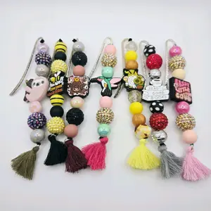 Handcrafted Beaded Bookmarks in Various Colors and Designs decorative bookmark