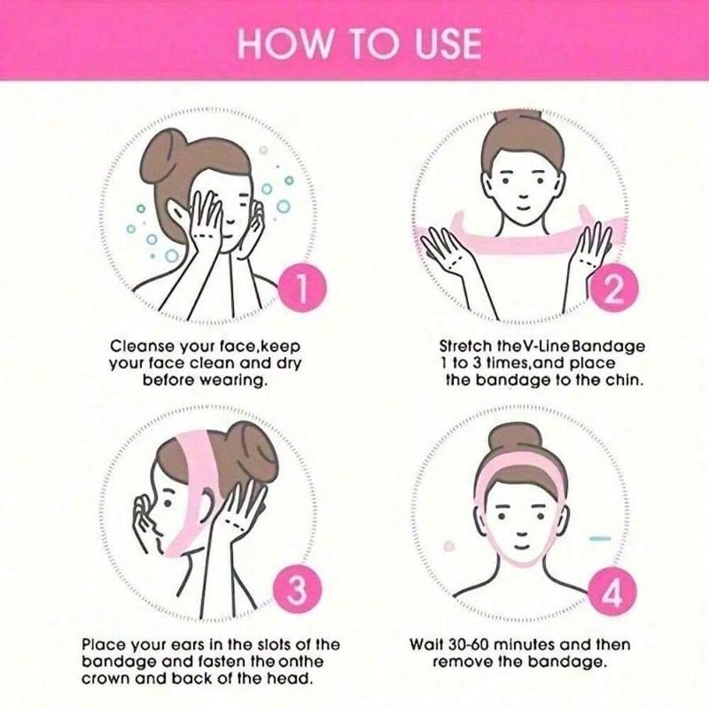 V-Shaped Face Slimming Bandage, Facial Contour and Double Chin Reduction, Relaxing Sleep Face Lift, Contour and Lift, Valentine's Day Gift for Women/Girlfriends, Great Gift