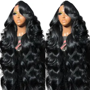 Bling Hair 13x4 Lace Front Wig Human Hair Body Wave Lace Frontal Wigs Human Hair For Women 180 Density