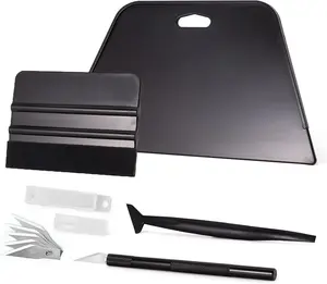 Wallpaper Smoothing Tool Kit, Wallpaper Tools for Applying Peel and Stick Contact Paper Vinyl Film, Includes Big Smoothing , Felt Scraper, Edge Tucking Stick, Craft  &