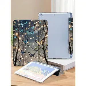 Cute Dream Butterfly Tablet Case, support iPad 10th generation, shockproof case, Galaxy Tab A8 10.5-inch 2022, MatePad 10.4, support other tablets, pencil slot, support automatic sleep/wake up