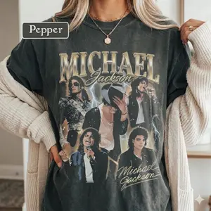 Michael Jackson Vintage Bootleg 90s Styles Shirt, Rnb King of Pop Music Graphic Tee, Movie Shirt, gift for Fan, Unisex Graphic Top Streetwear