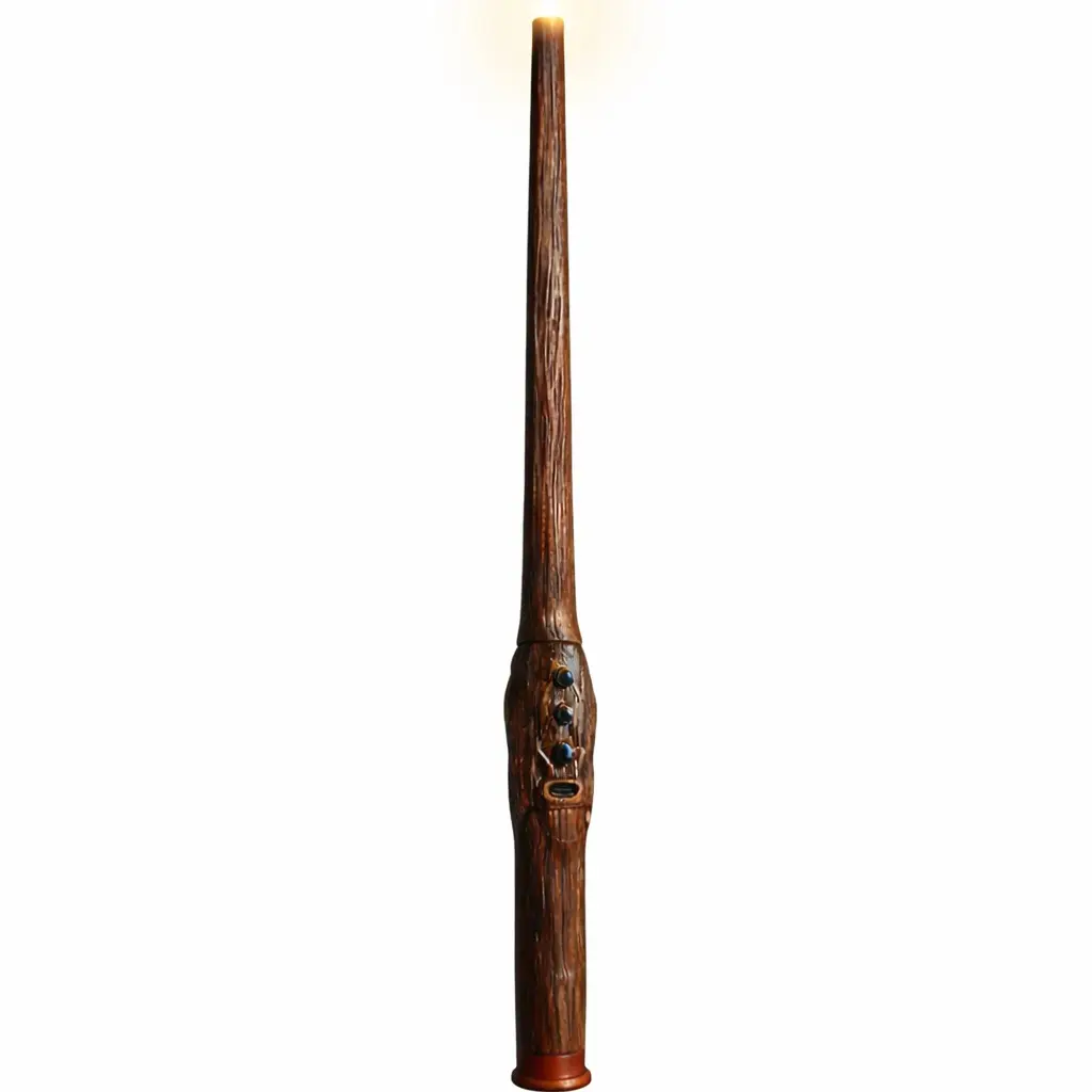 Magic-Style Wand Night Light, Rechargeable Magnetic Wall Lamp with Sleep Mode, Soft Glow Flashlight, Unique Gift for Bedrooms & Night Use