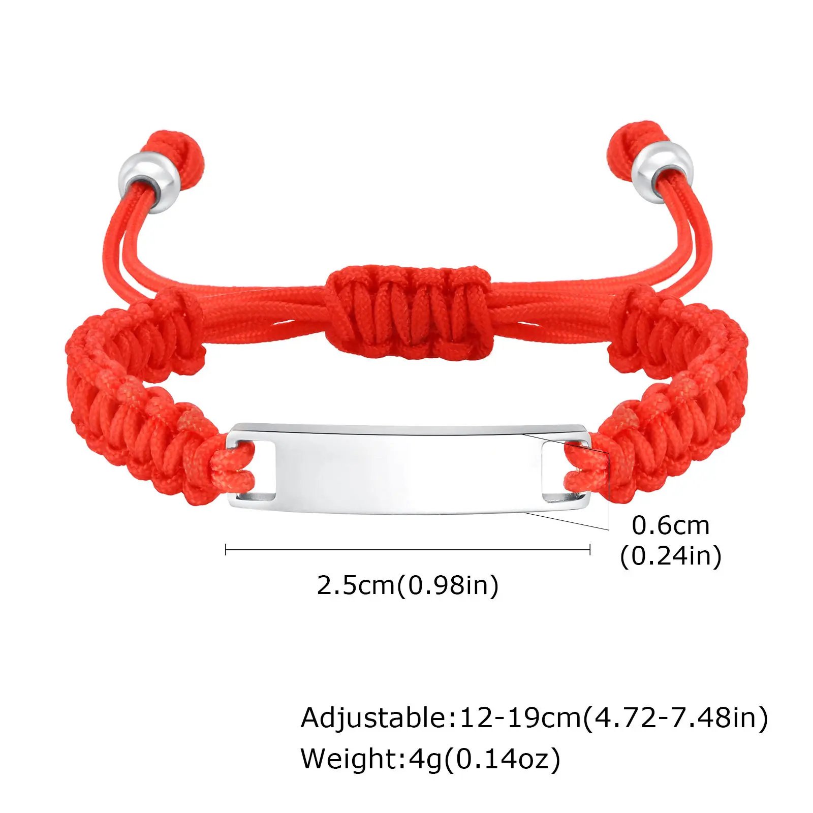 Personalized Baby Bar Bracelet Wristband Red String Luck Birthday Gift for New Born Child lovers