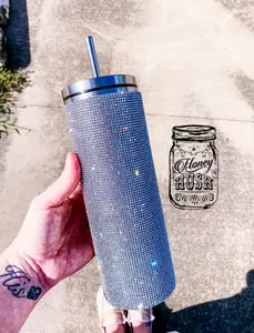 HH Bling Rhinestone Skinny Tumblers