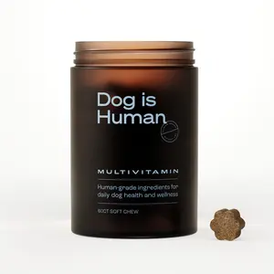 Dog is Human Daily Multivitamin for Dogs (Chicken Flavor) Human-grade, Vet-formulated, Made in Vermont