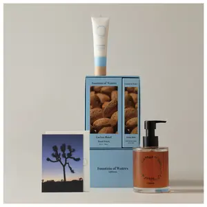 [Fountain of Waters] Cactus Hotel Hand Care Gift Set for Her | Hand Soap + Hand Serum Cream | Sustainable Upcycled Premium Skin Care