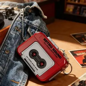 Mini Retro Recorder Keychain