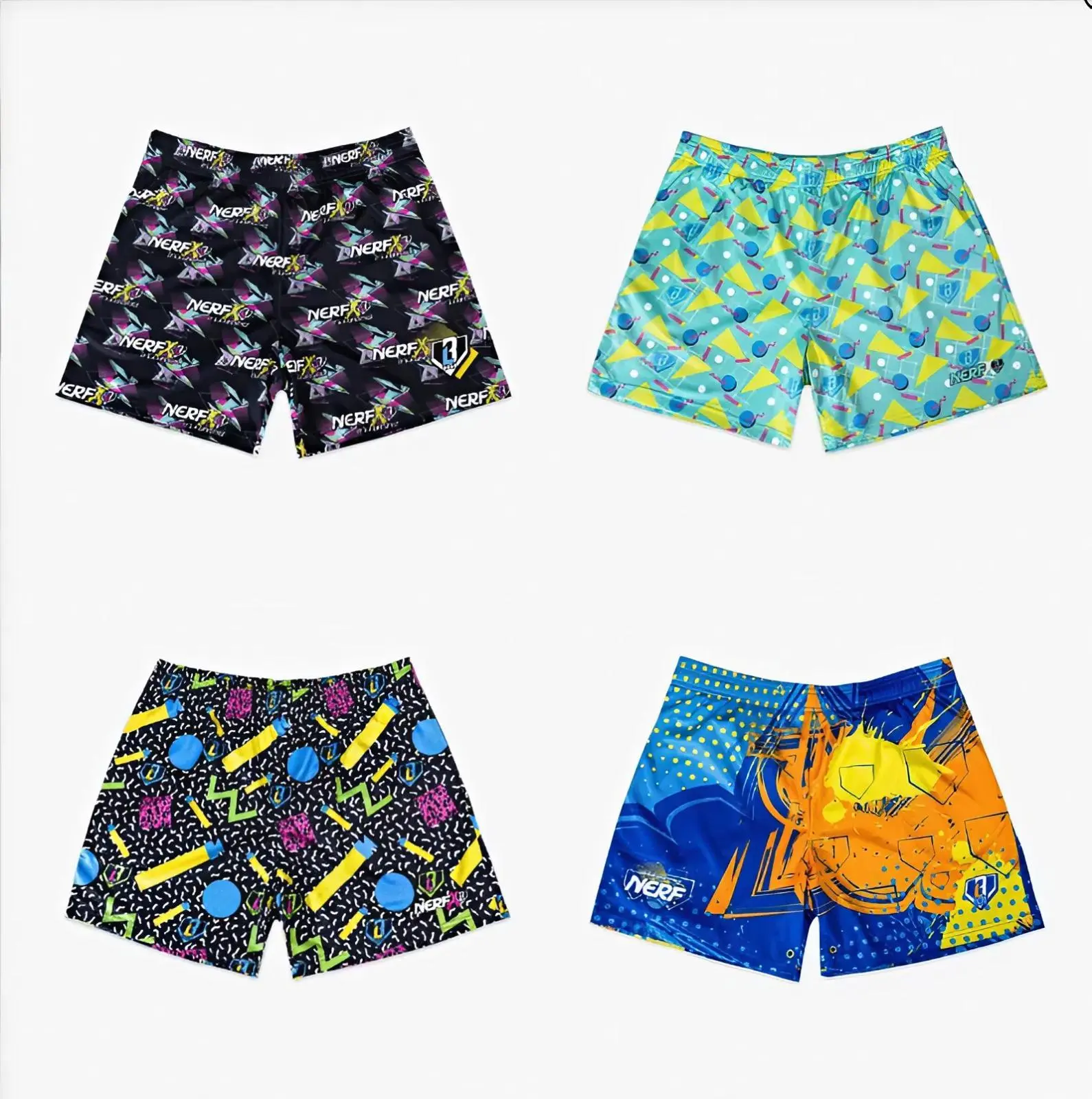 Baseball Lifestyle 101 | Nerf Collection Youth Mesh Shorts - for Youth & Adults | Lightweight & Breathable Summer Sports Shorts for Casual & Outdoor Style for Women & Men | Baseball Training, Gym & Everyday Activewear | Perfect Gift for Him