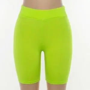 Summer biker shorts colorful biker shorts orange biker shorts neon biker shorts bright summer shorts summer athletic shorts for women