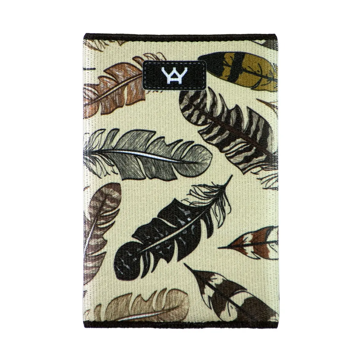Yay Novelty 1016 Men's Minimalist Slim Short Wallet - Front Pocket Use, Birds of A Feather Design, Minimalist Wallet, Machine Washable, Chic, Polyester, Casual, Natural