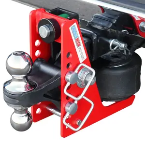 Shocker 8K Sport Air Receiver Hitch - Fits 2" Hitch, Chrome Combo 2" & 2-5/16" Balls