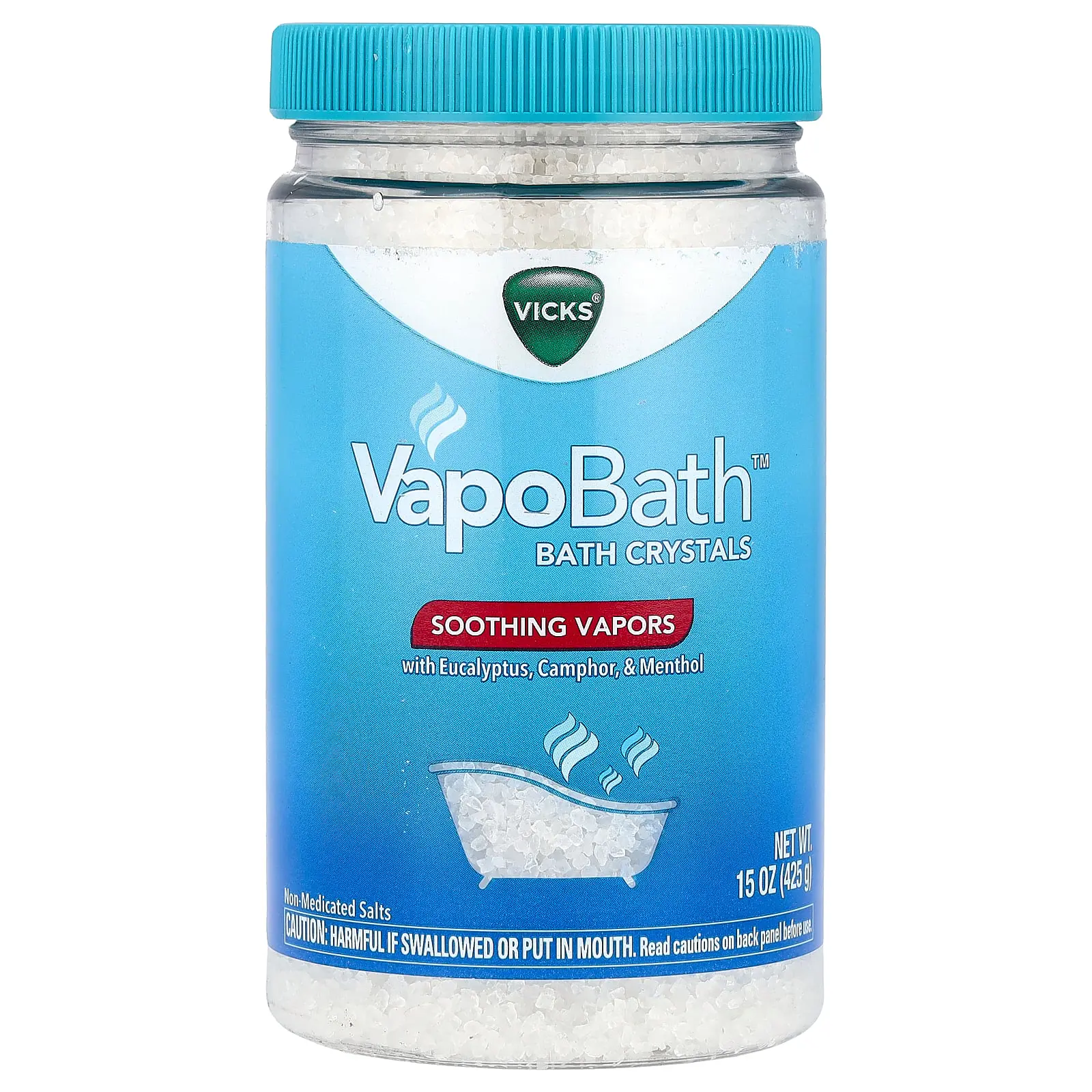 Vicks VapoBath™, Bath Crystals, Soothing Vapors, 15 oz (425 g)