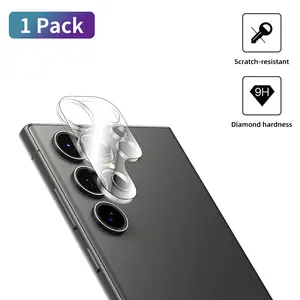 Suitable for Samsung Galaxy S24 Ultra 6.8-inch lens tempered film, 9H hard glass camera lens protector, high-definition effect, scratch-resistant, ultra-thin thickness（1pc）