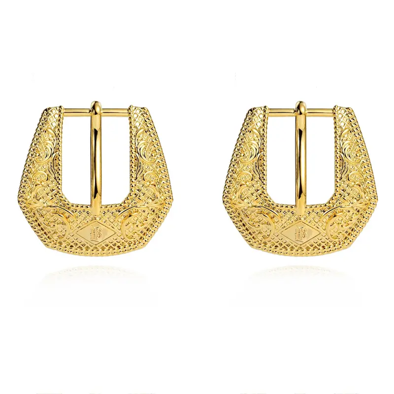 Buckle Betty Earrings - Classic style Earrings Designed - Ideal for Everyday Wear