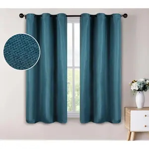 Superior Jaxon Textured Blackout Curtain S/2 Panels, 42X63