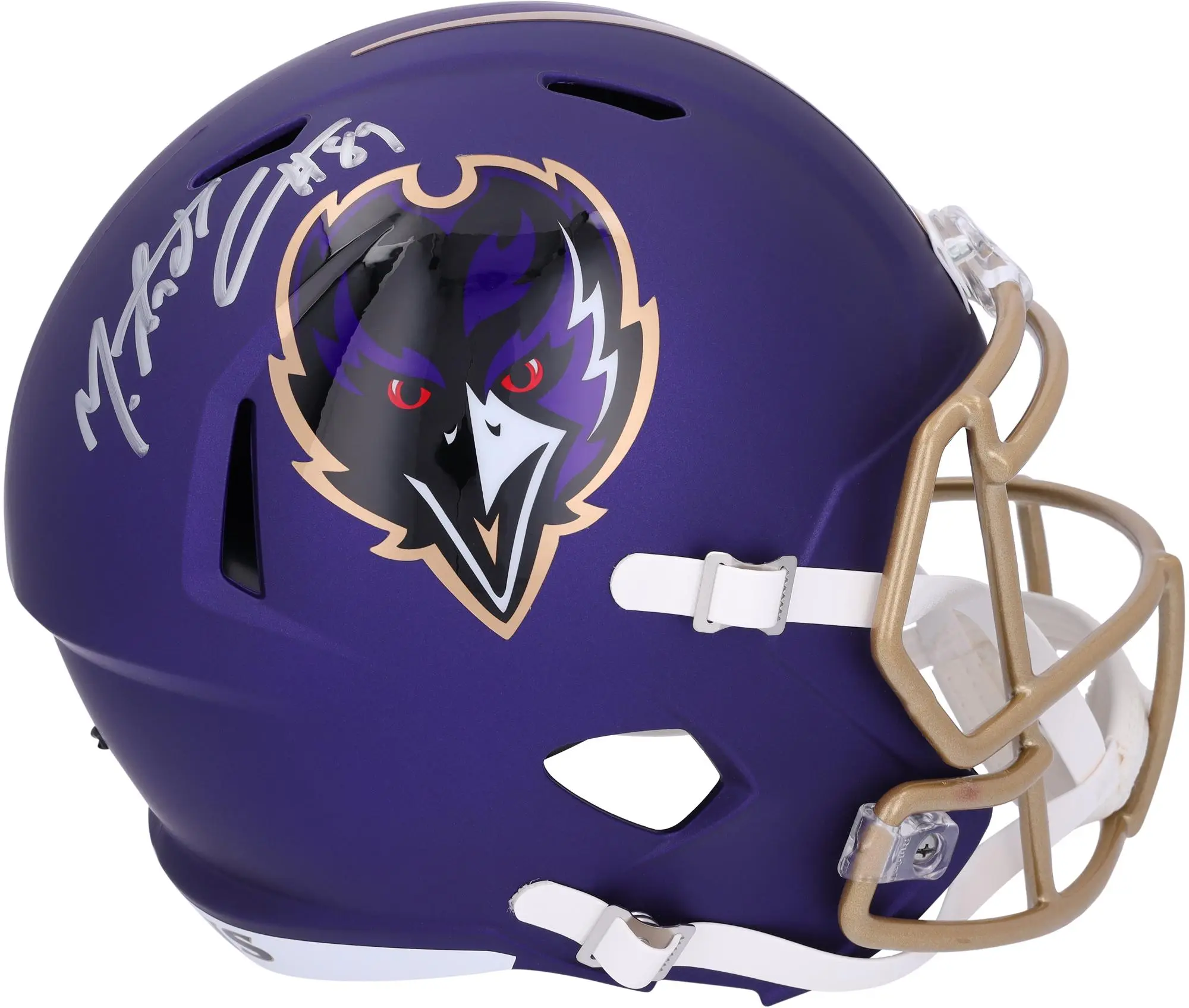 Mark Andrews Baltimore Ravens Autographed 2024 ALT Speed Replica Helmet - Fanatics Authentic Certified