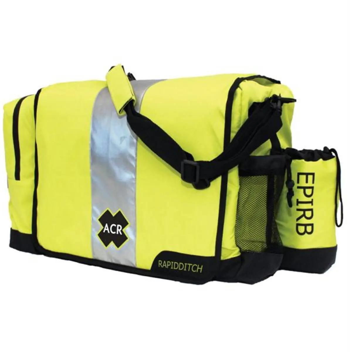 ACR RapidDitch Unisex Abandon Ship Bag - Foldable Portable Travel Bag, Synthetic Water-Resistant Nylon Ditch Kit for Boating, 25 lb Capacity, 18.2 gal, Buoyant, Reflective Trim, Self-Repairing Zippers