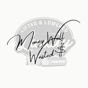 Money well wasted decal- permanent vinyl